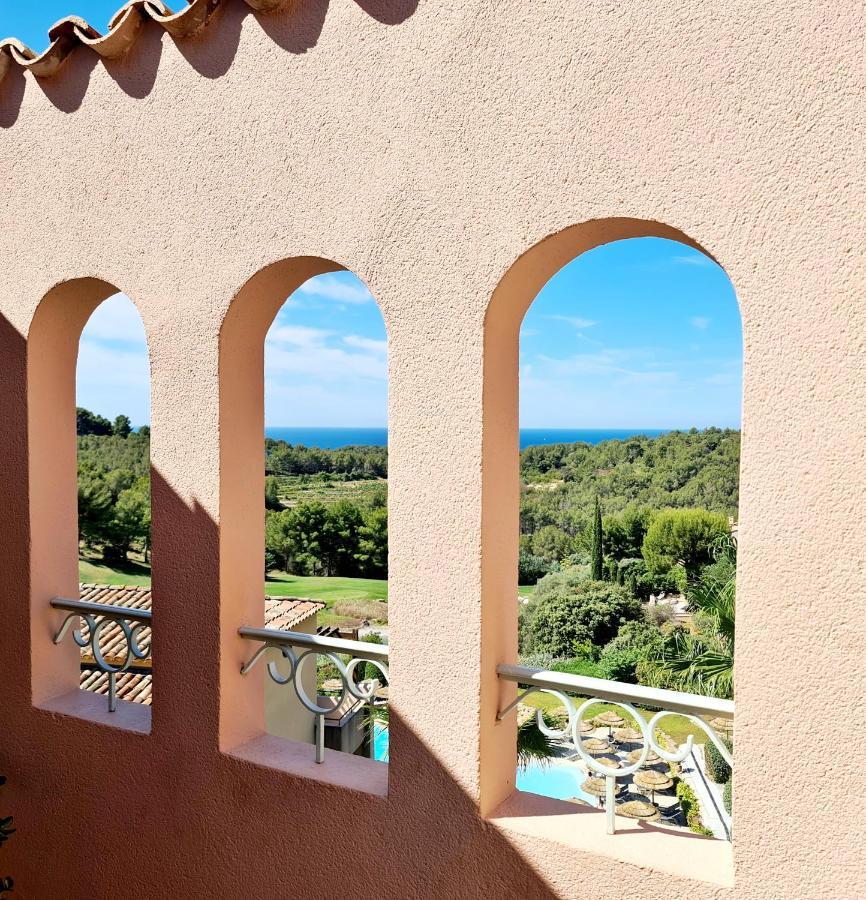생시르쉬르메르 Hameau Des Amandiers - Vue Mer, Golf Et Vignes 아파트 외부 사진